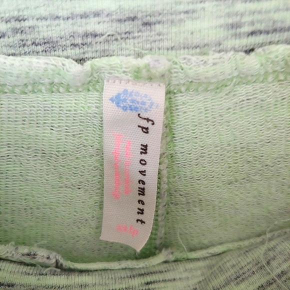 Free People Fp Movement Kyoto Leggings High Rise Ankle Pants Size XS Neon Melon - Picture 13 of 15